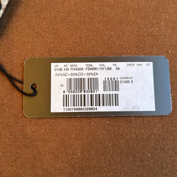 NWT Dolce Gabbana fedora hat, never worn - Picture 3 of 5